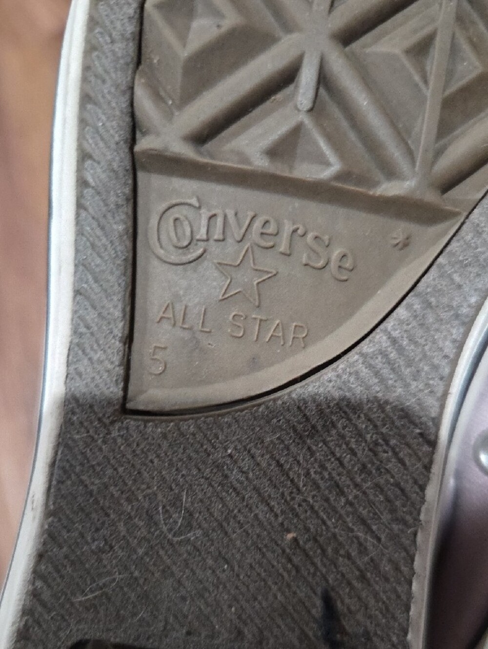 Converse Low-Top Canvas Sneakers in Light Lavender and White - Picture 6 of 7